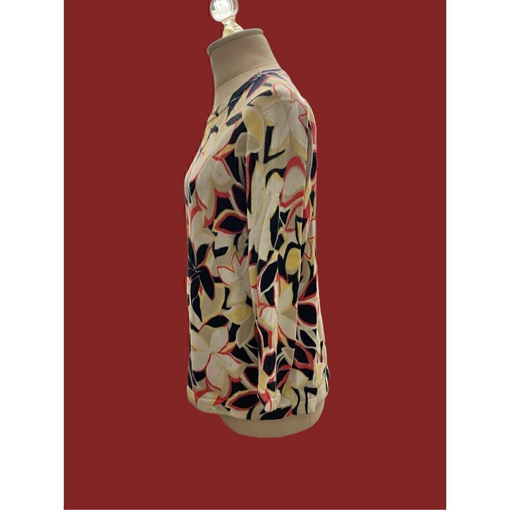 Sag Harbor Lightweight 3/4 Sleeve Sweater  / SZ: MP - Picture 4 of 5
